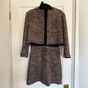 Theory Black Knit dress and jacket